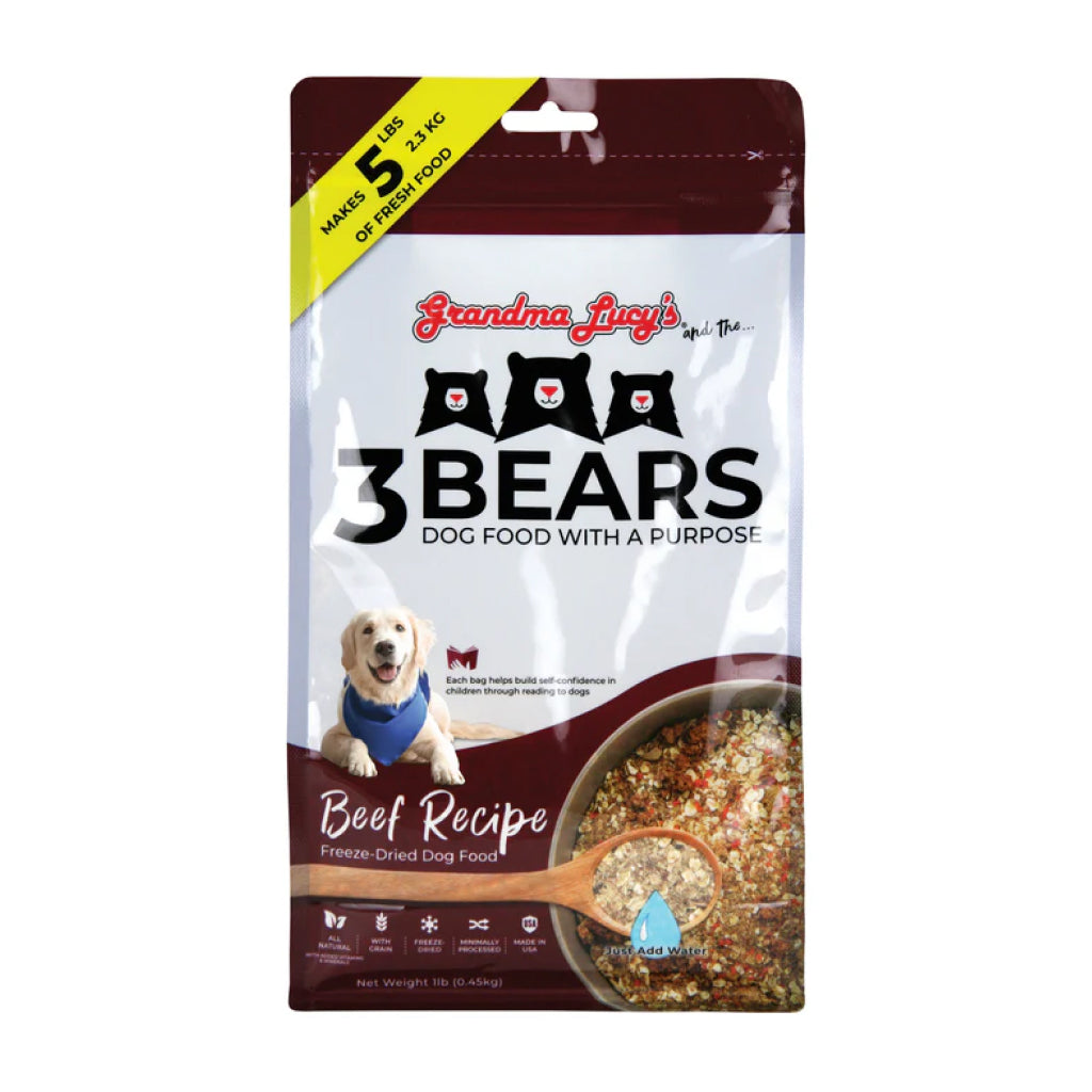 Alimento 3 Bears Liofilizado Carne 1Lb