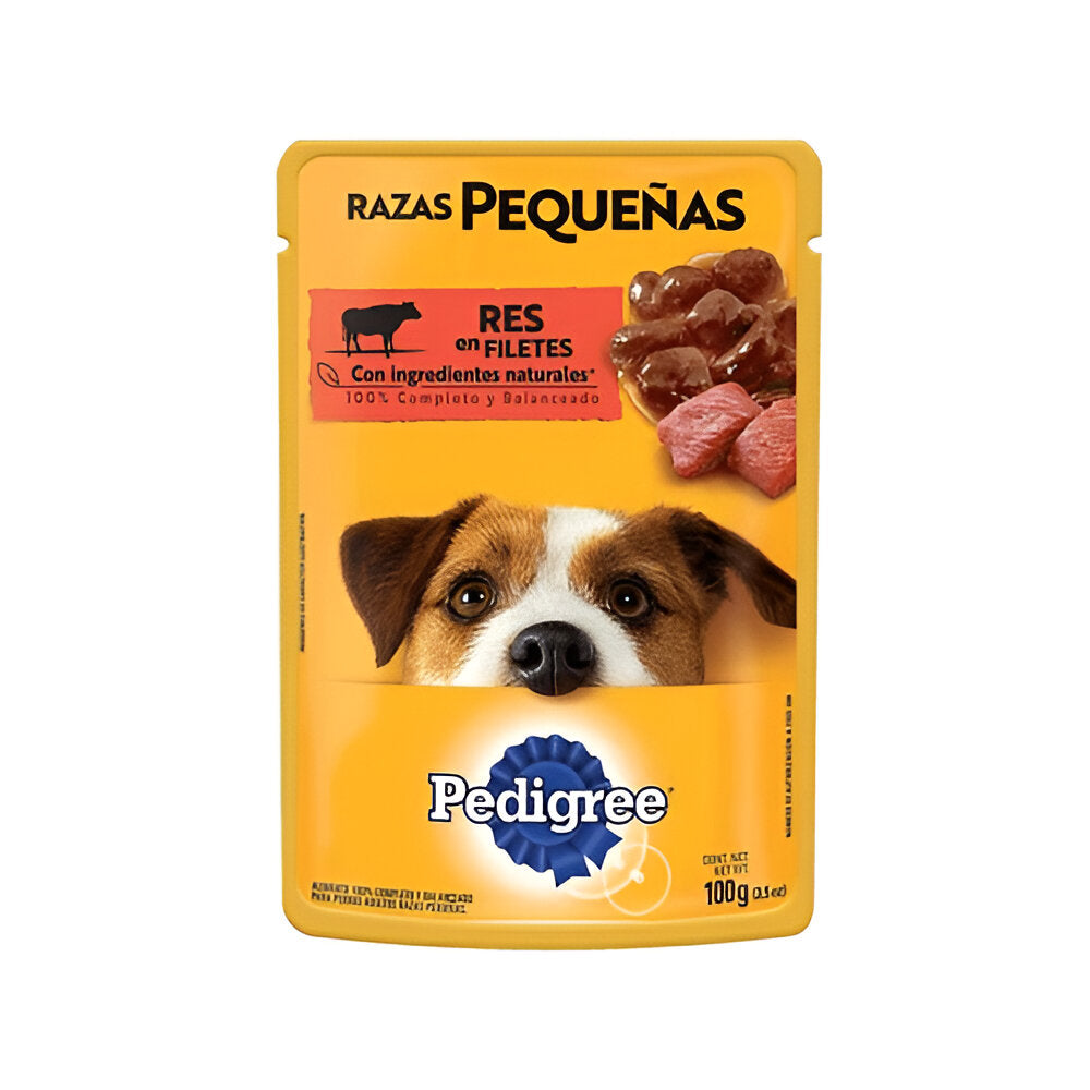 Pedigree Raza Pequeña Pouch Res 100Gr
