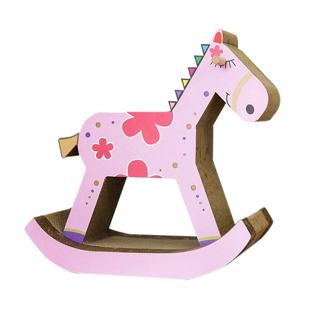 Icle Carton Rascador Caballo/ Rosa