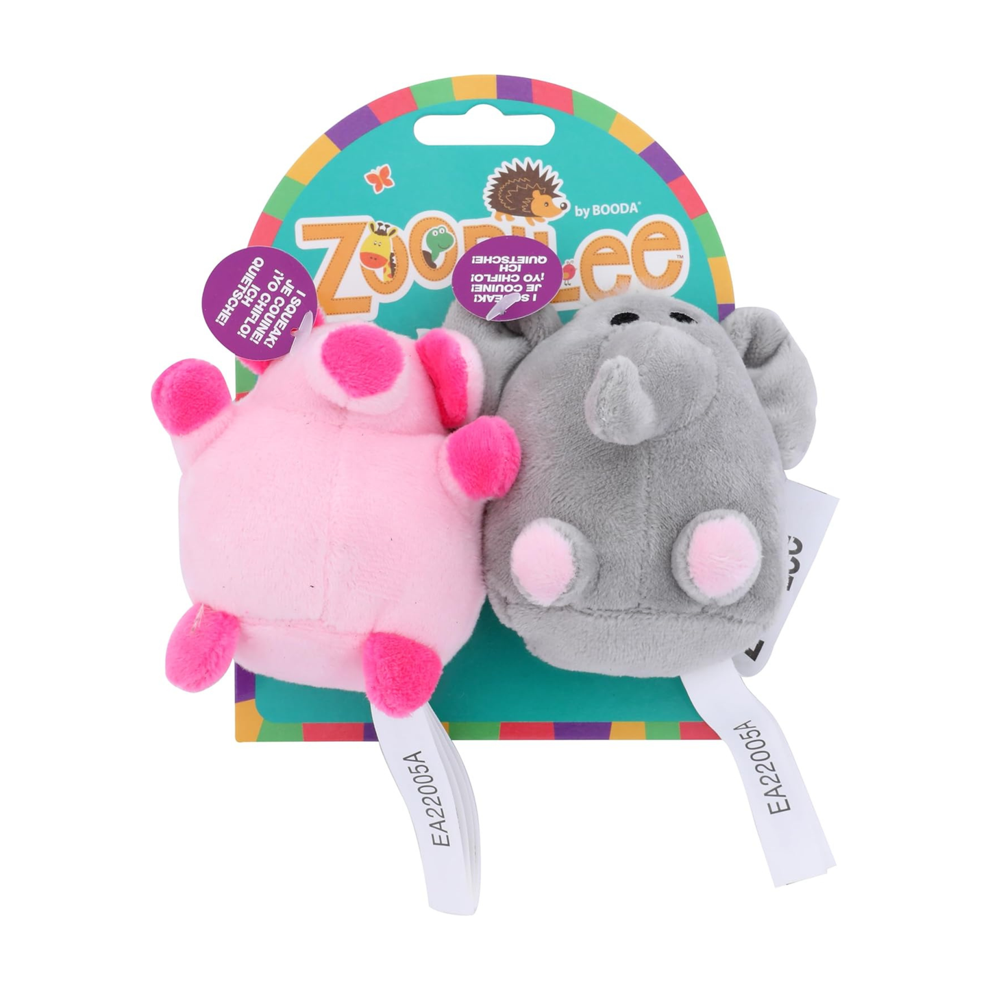 Juguete 2 Pack Elefante y Cerdo