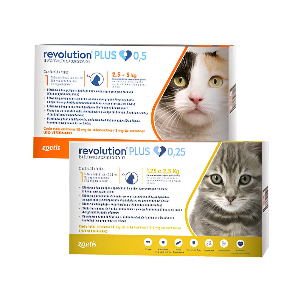 Desparasitantes Externo Para Gatos Revolution Plus 1 Pipeta