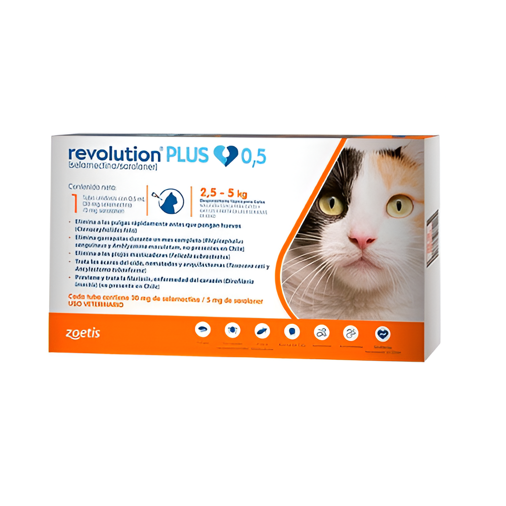 Desparasitantes Externo Para Gatos Revolution Plus 1 Pipeta