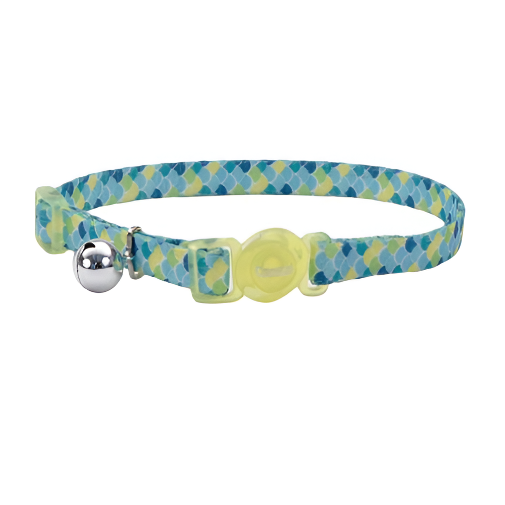 Collar Petite Escamas Verde Azulado