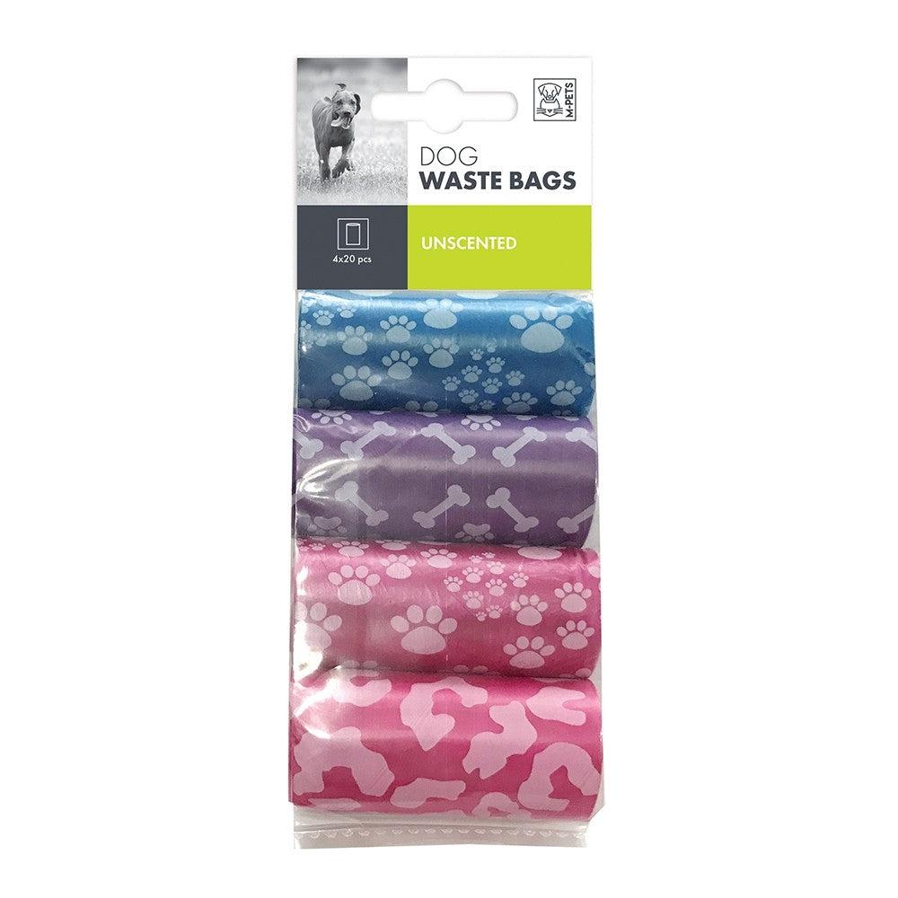 Bolsas de Colores para Desechos M-Pets 4 unidades