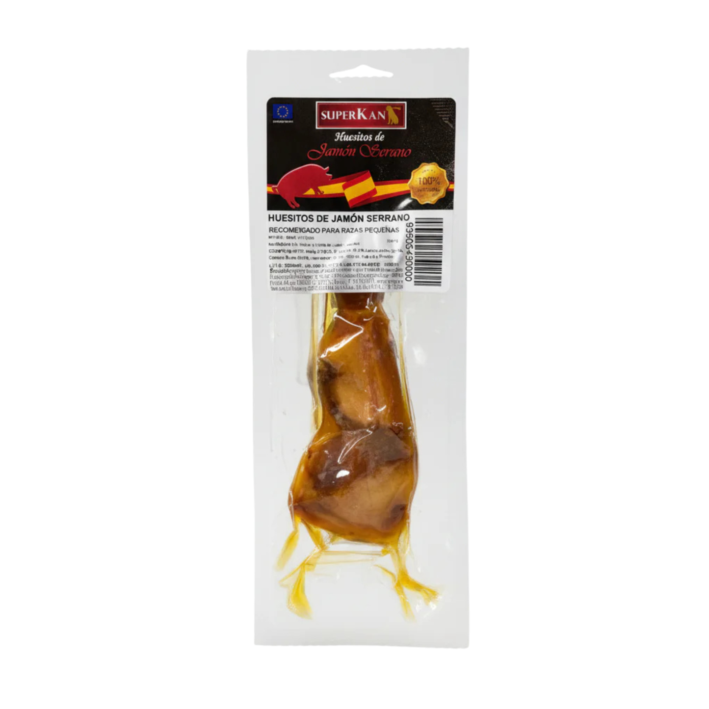 Snack Superkan Huesos de Jamón Serrano 3 unidades