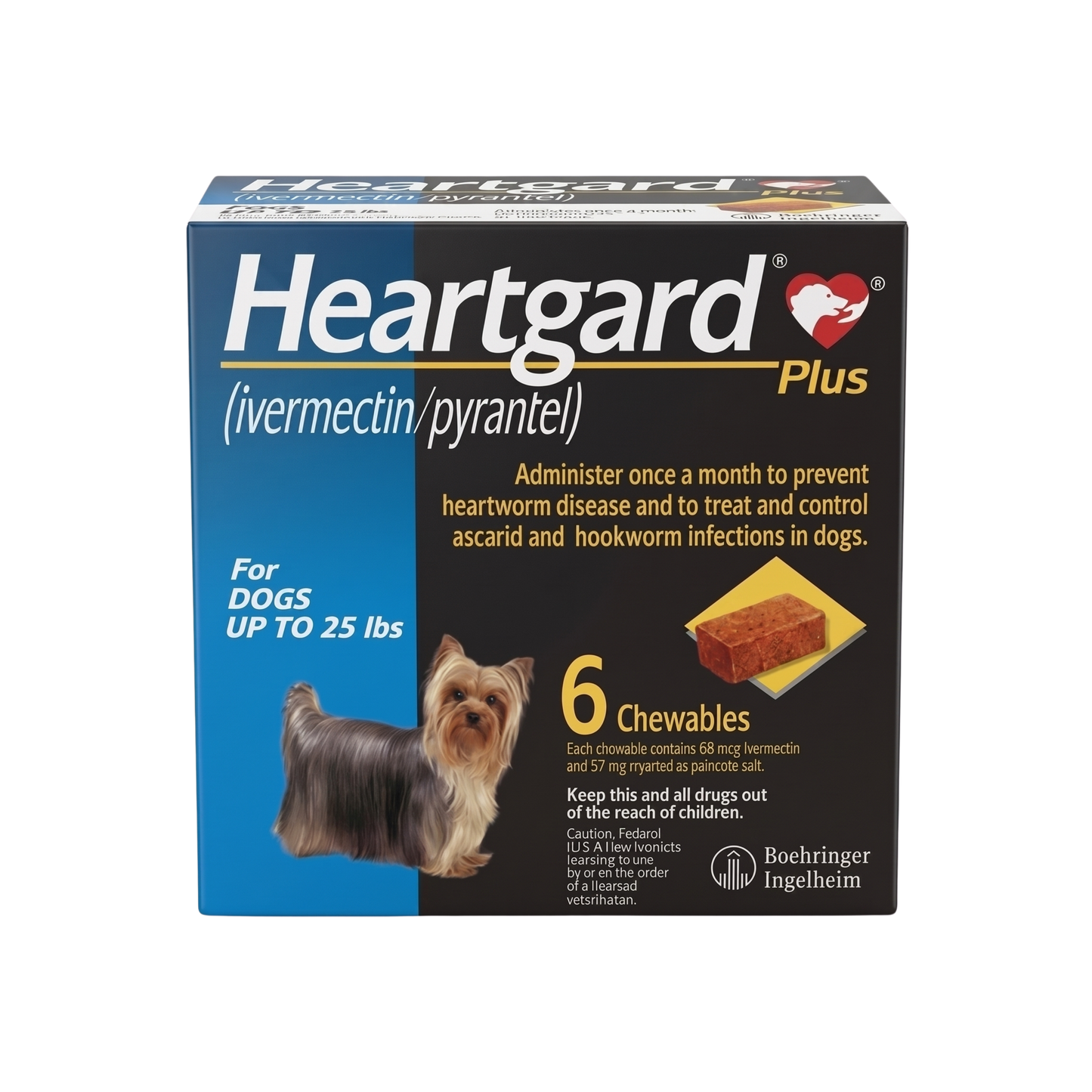 Heartgard Plus 68 Mg Azul Caja de 6 Tabletas
