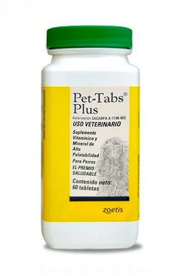 Vitaminas Pet-Tabs Plus 60 tabletas
