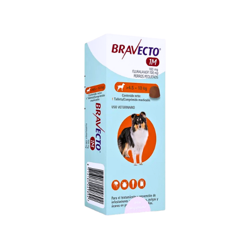 Desparasitante Externo Bravecto para Perros 1 Mes