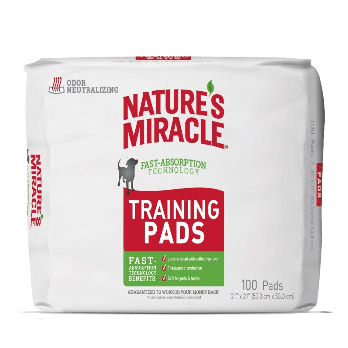 Pads de Entrenamiento Para Perros Nature's Miracle 100 unidades