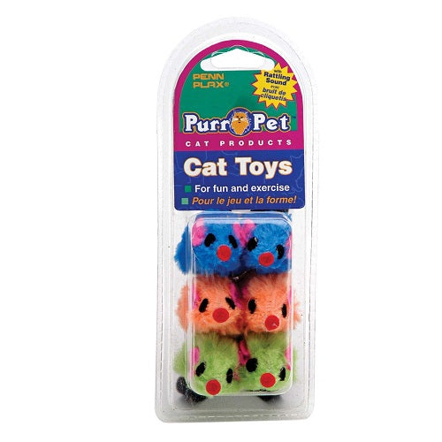 Ratones de Jugetes para Gatos 6pck
