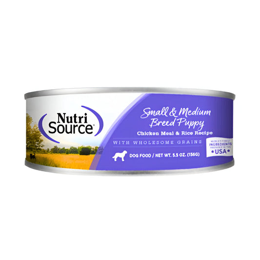 NutriSource Lata Cachorro Raza Pequeña y Mediana 5.5OZ