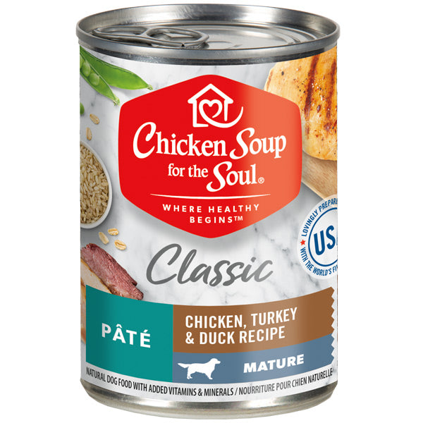 Alimento Chicken Soup Classic Lata Perro Mature - Paté