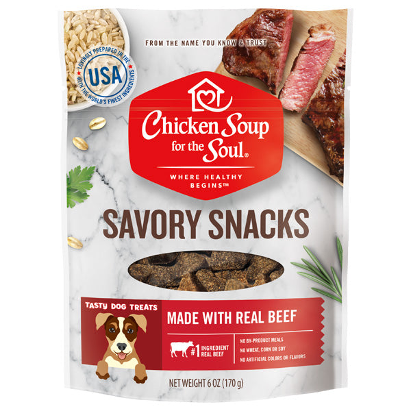 Savory Snacks Chicken Soup para Perros