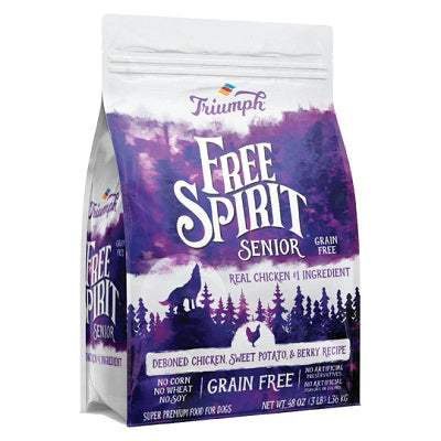 Alimento Seco Para Perros Senior Triumph Camote
