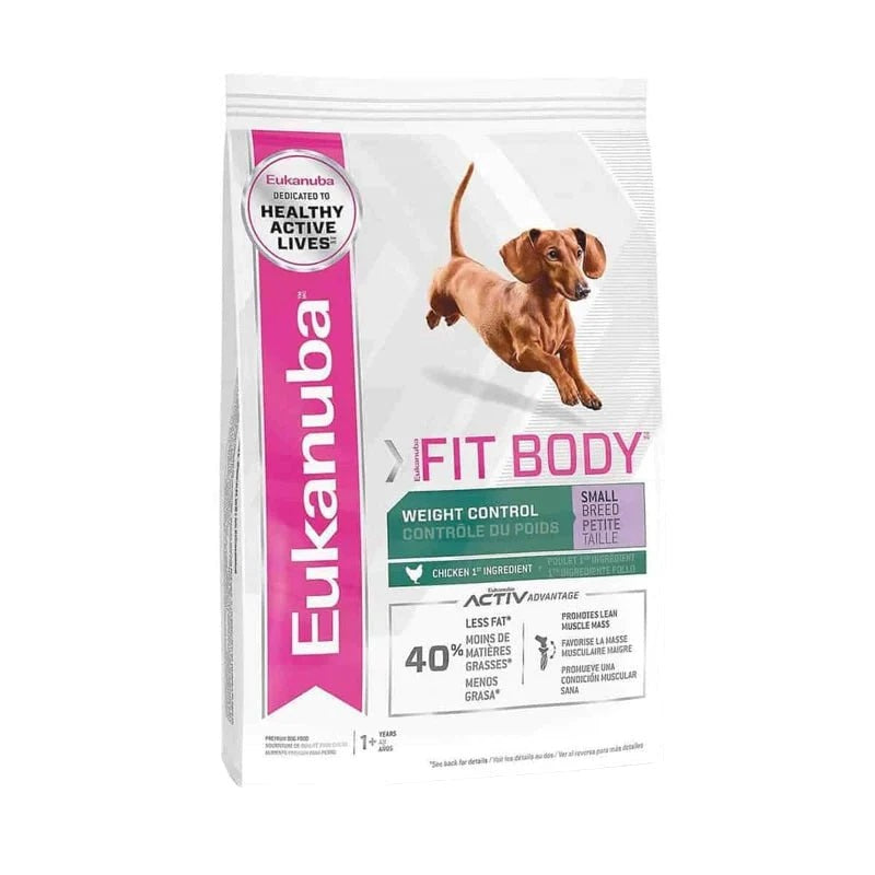 Alimento Seco Para Perros Eukanuba Control de Peso Raza Pequeña 4 LB