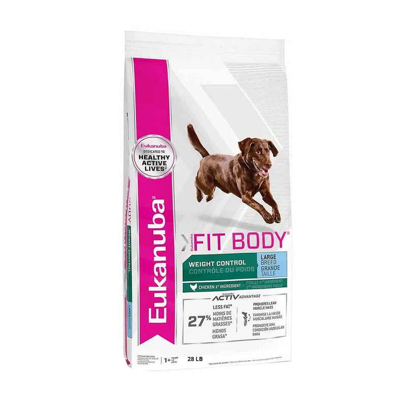 Alimento Seco Para Perros Eukanuba Fit Body Razas Grandes 12.72Kg