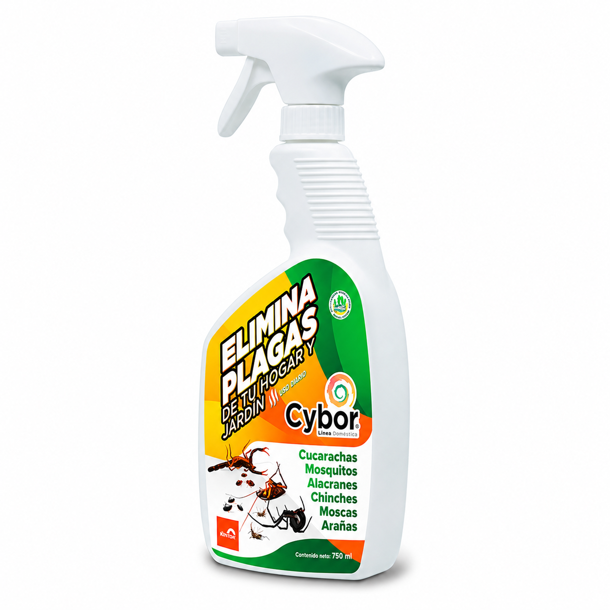 Insecticida Cybor Listo para Usar 750 ml