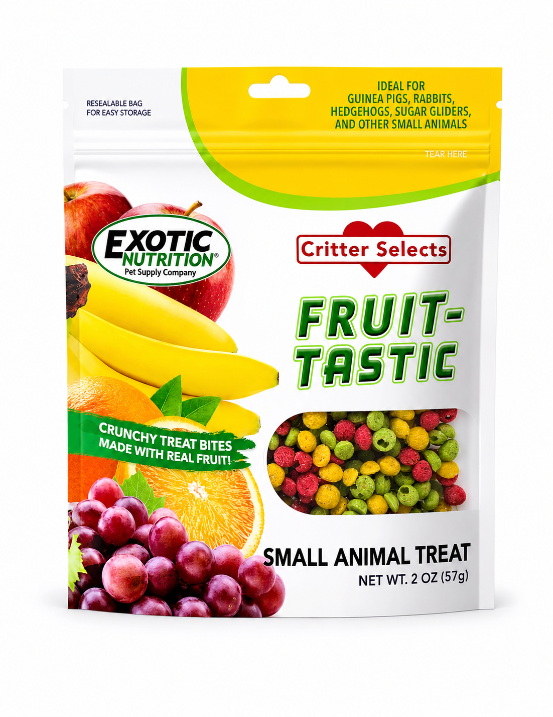 Snack Sabor Frutas para Roedores