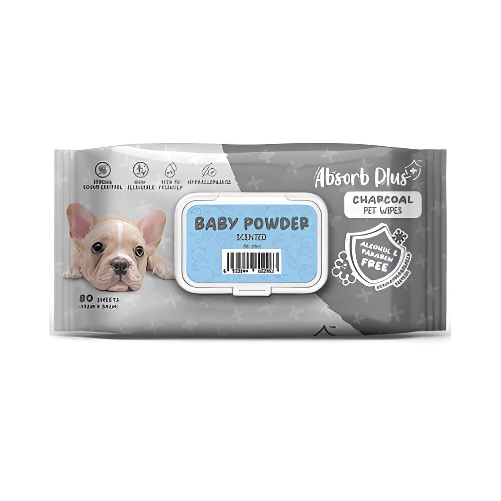 Toallitas Carbon & Talco para Perros