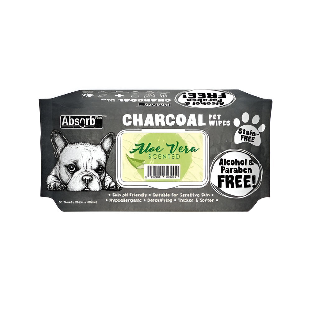 Toallitas Carbon Aloe para Perros
