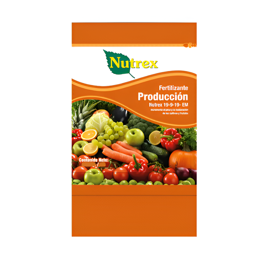 Abono Nutrex 19-9-19-Em Fqx 45 Kg