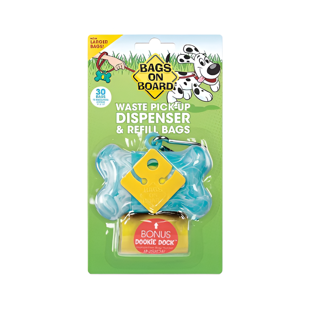 Dispensador de Bolsitas para Desechos Turquesa