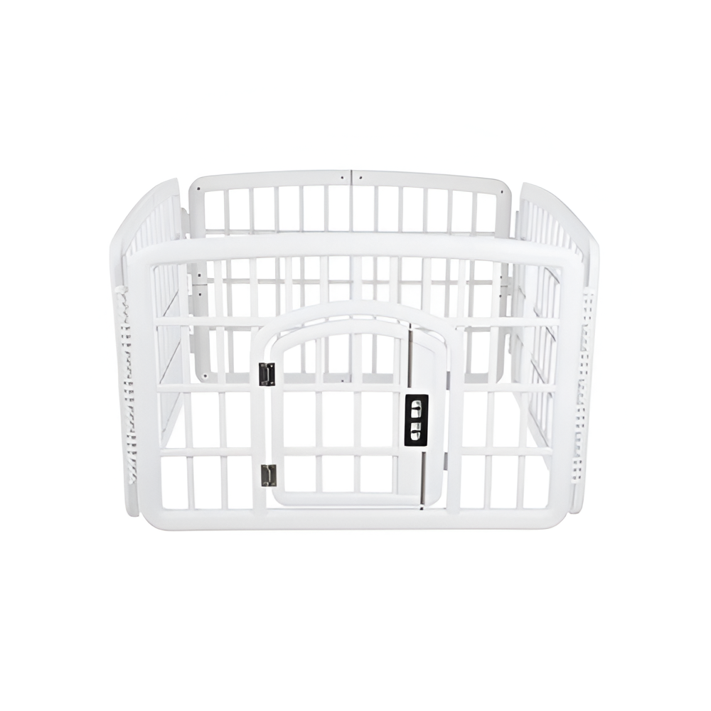 Corral Blanco Para Puppy Con Puerta