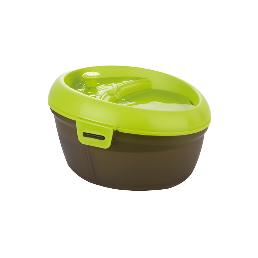 Fuente de Agua para Perro Verde