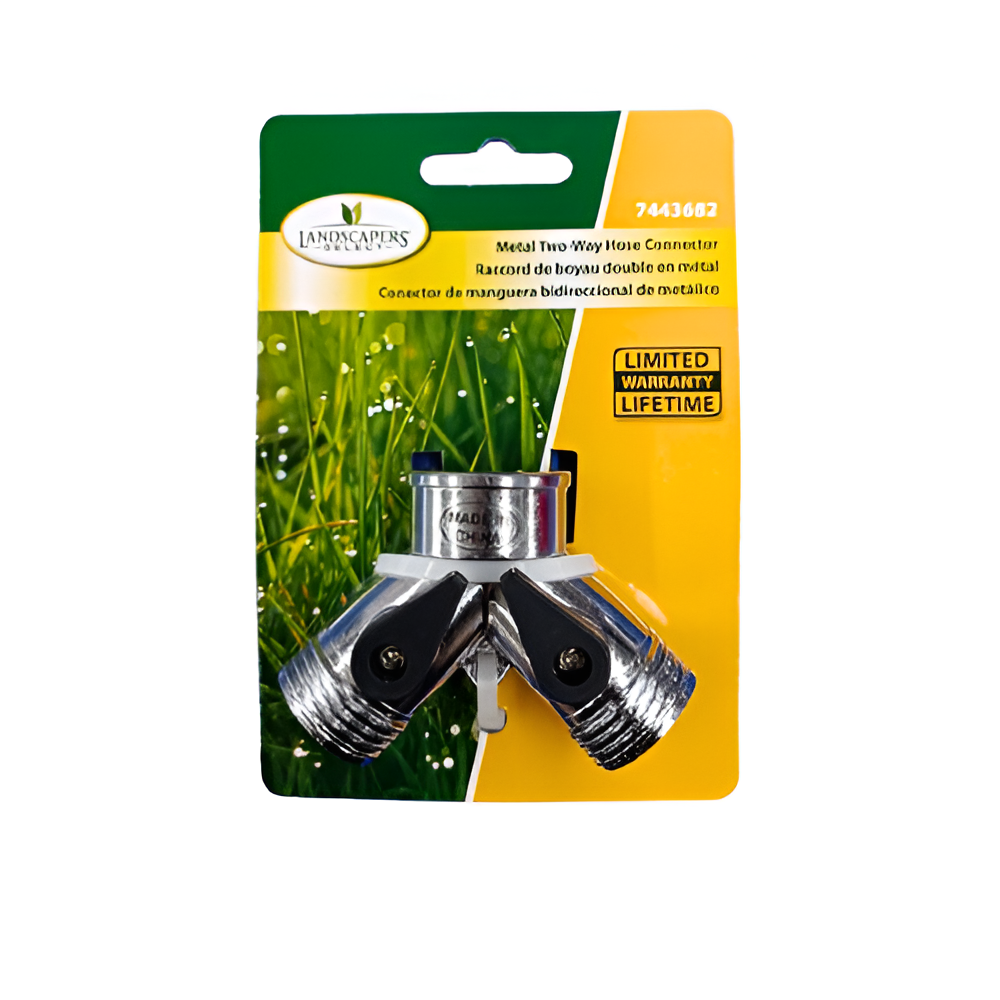 Conector en Y Para Manguera de Metal