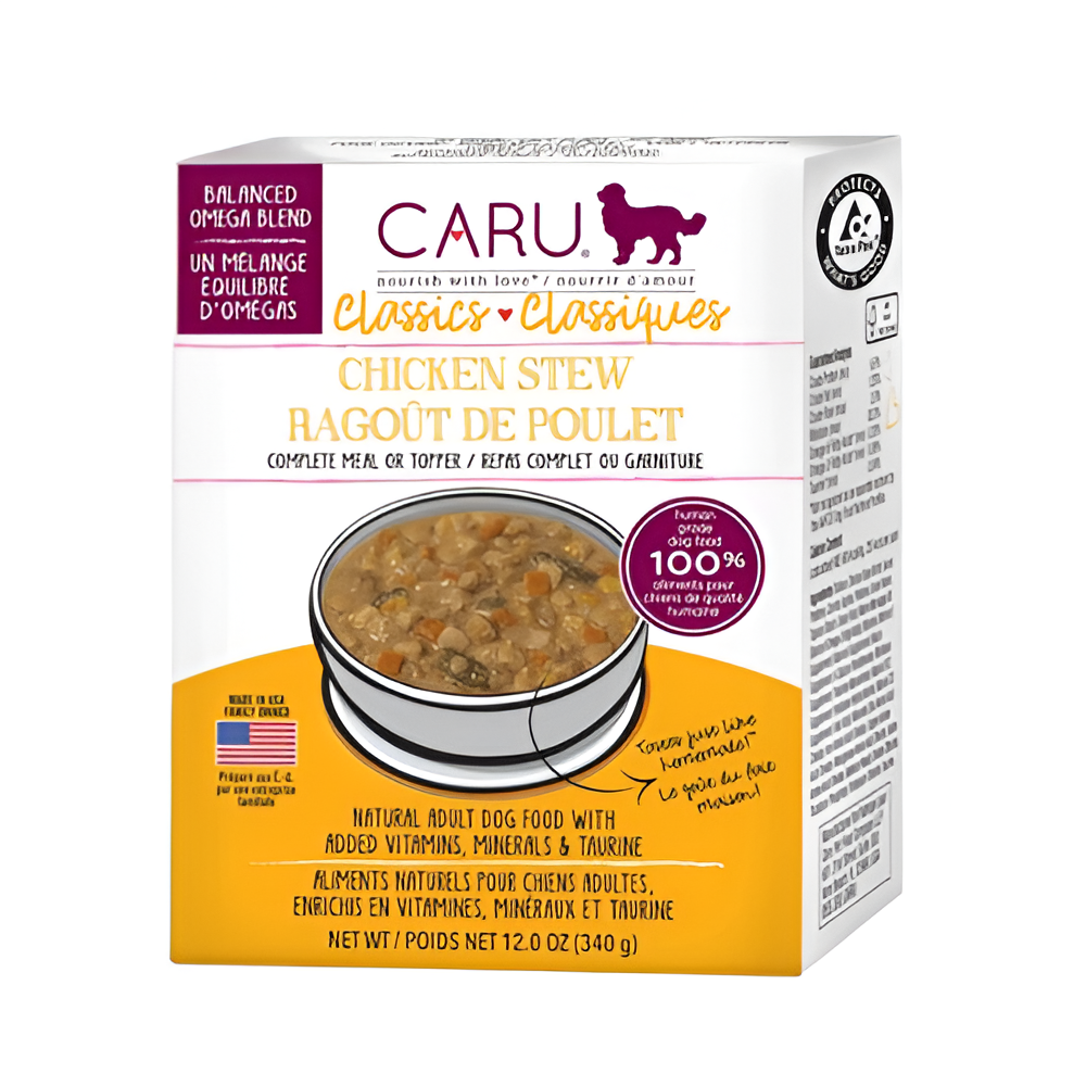 Caru Estofado De Pollo Para Perro Clásico 12oz