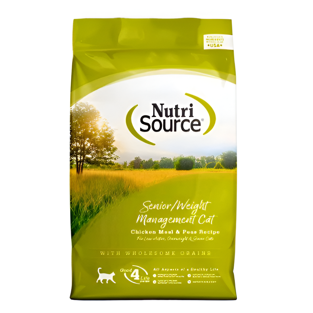 NutriSource Gato Senior Control de Peso Pollo 4 LB