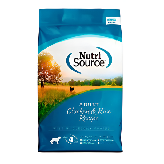 Alimento NutriSource Perro Adulto Pollo & Arroz 26 LB