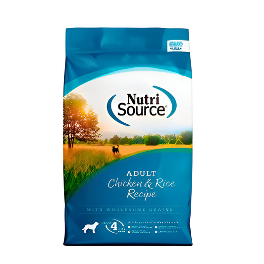 Alimento NutriSource Perro Adulto Pollo y Arroz 4 LB
