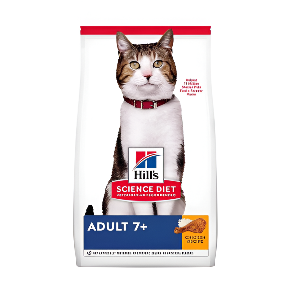 Alimento Seco Para Gatos Hills Science Diet Adulto 7+ 4 LB