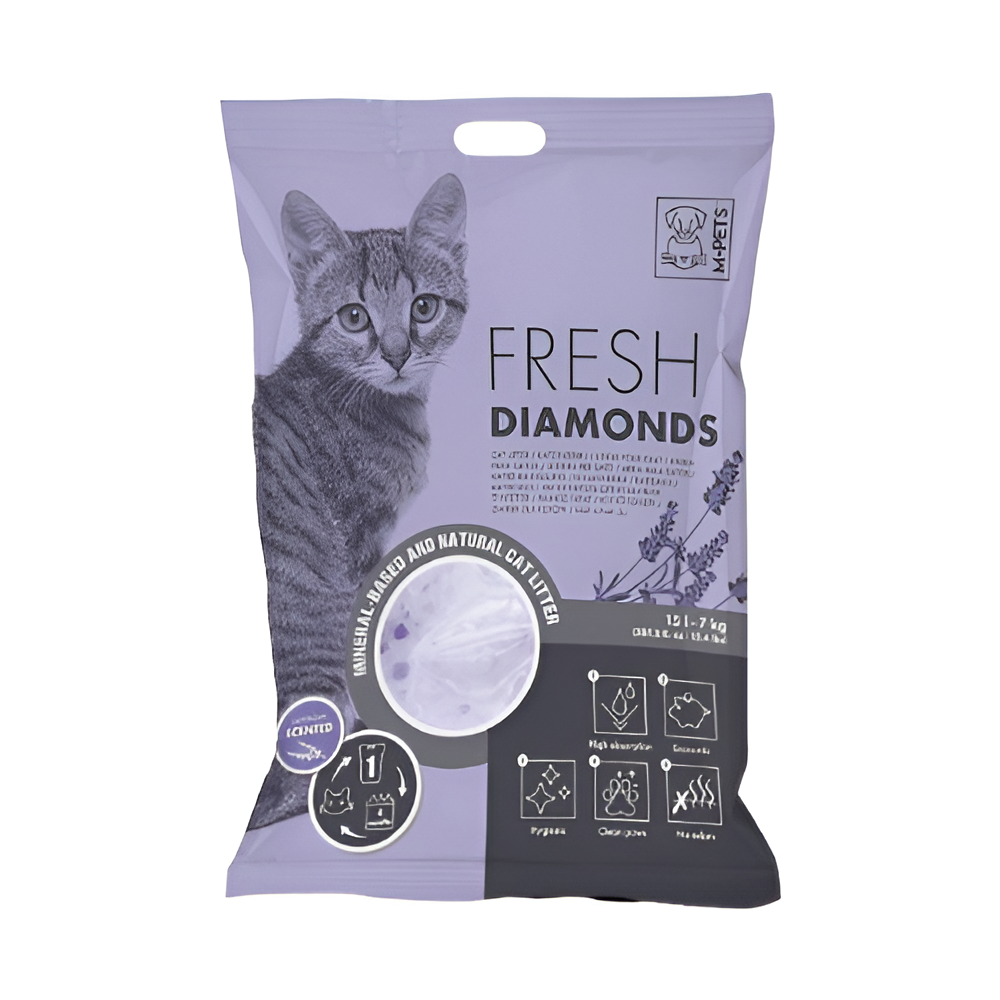 M-Pets Arena De Sílice Lavanda para Gato