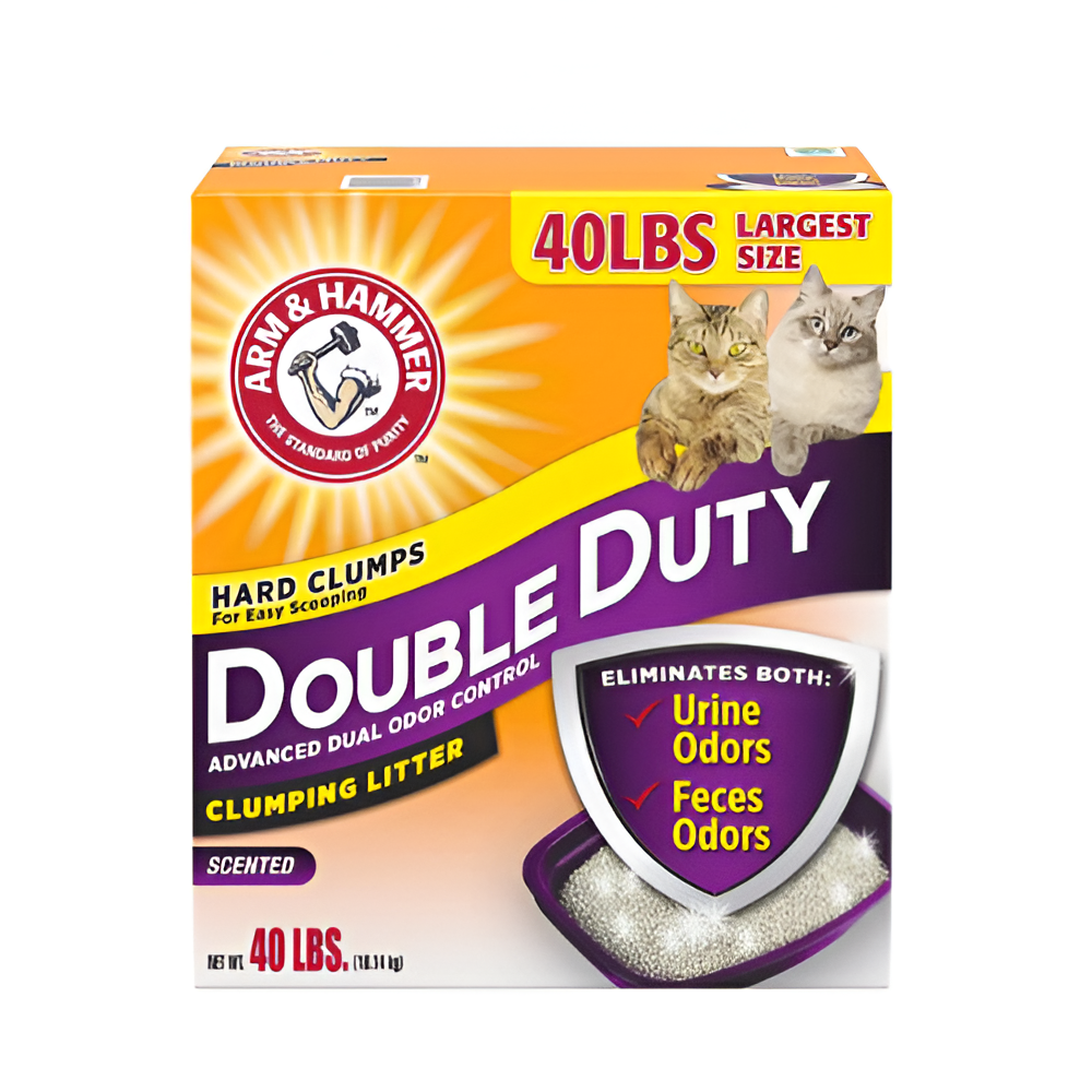 Arena para Gato Arm & Hammer Double Duty 40 Lb