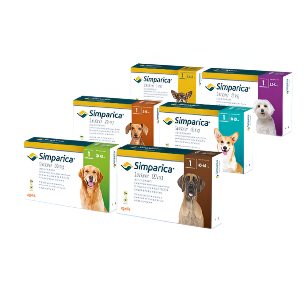 Desparasitante Externo Para Perros Simparica 1 Tableta
