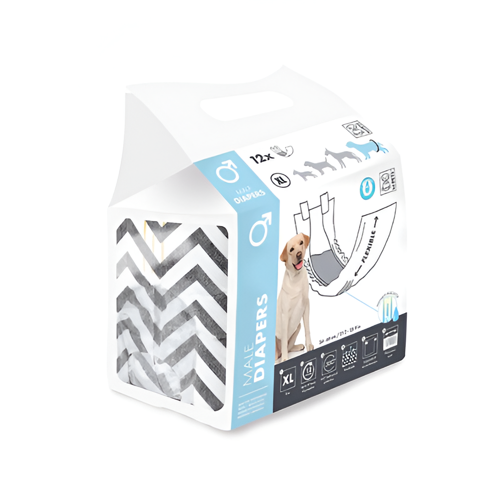 Pañal Para Perro Macho M-Pets