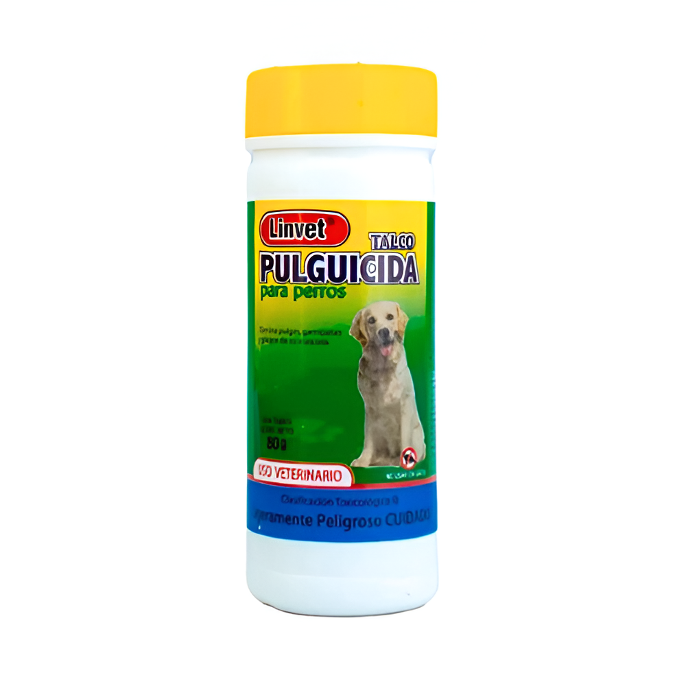 Linvet Pulguicida Talco 80G