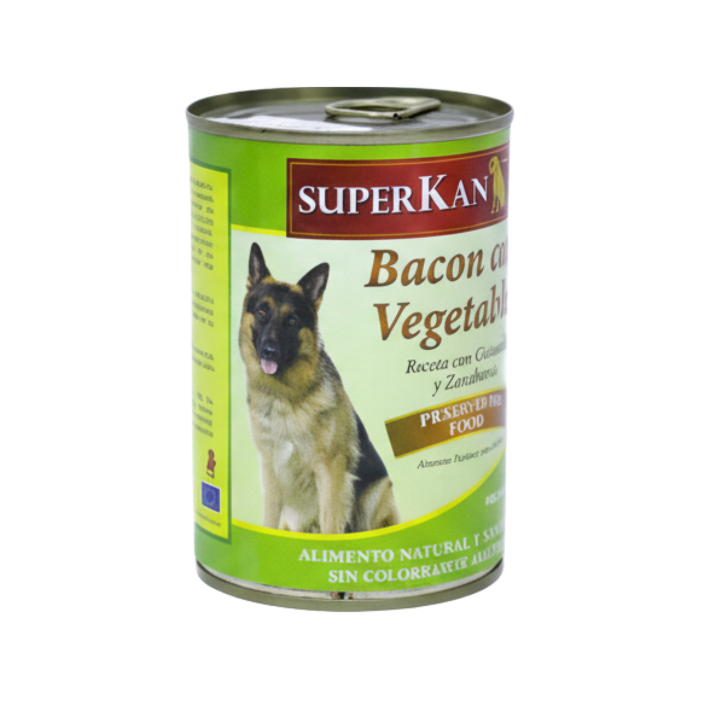 Alimento en Lata SuperKan Sabor a Tocino y Vegetales 400 Gramos