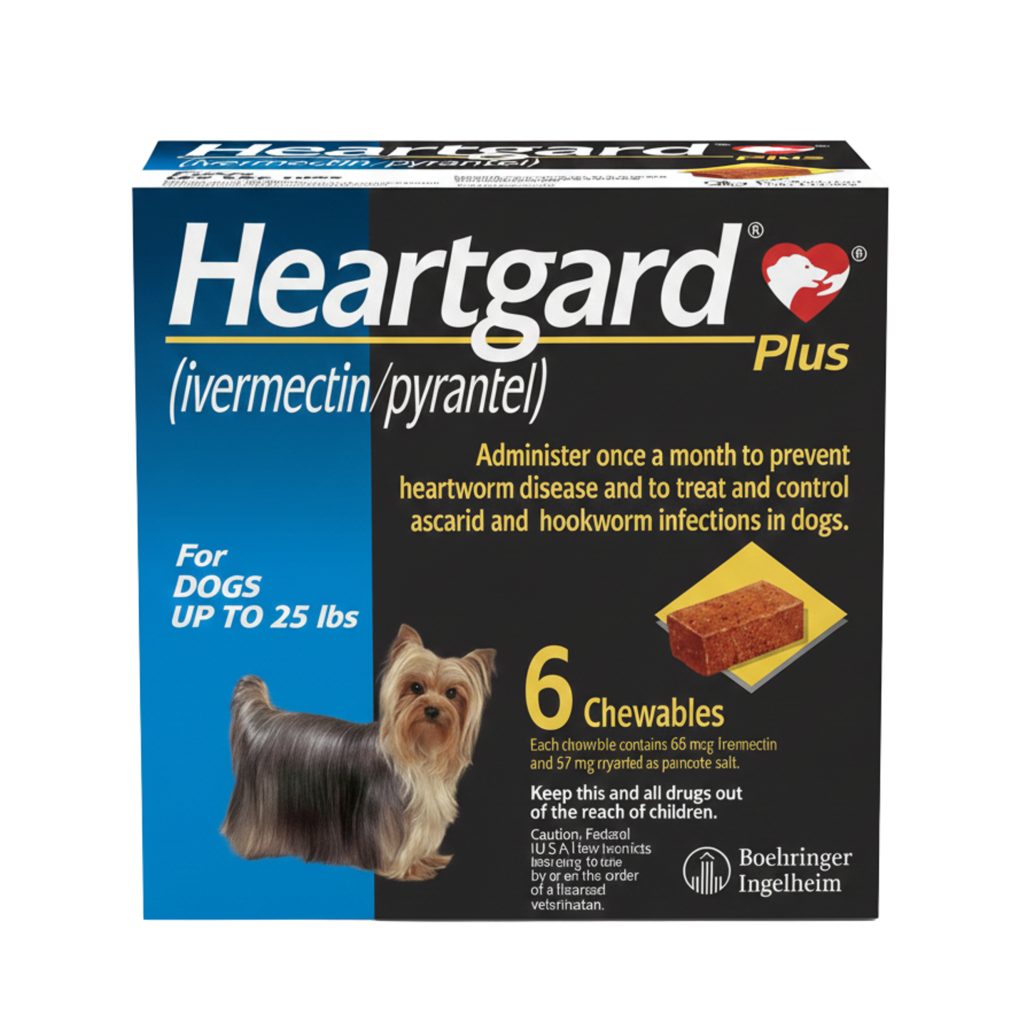 Heartgard Plus 68 Mg Azul Caja de 6 Tabletas