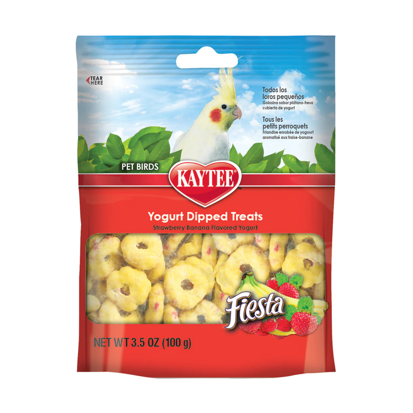 Kaytee Fiesta Snack Yogurt Fresa y Banana