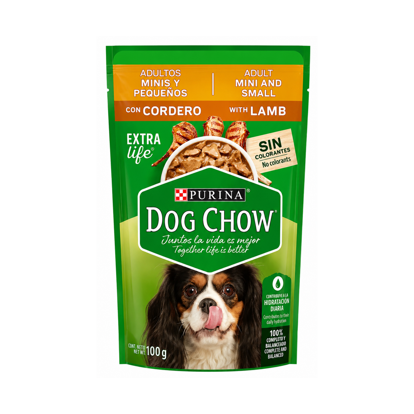 DOG CHOW RAZAS PEQUENAS CORDERO POUCH 10