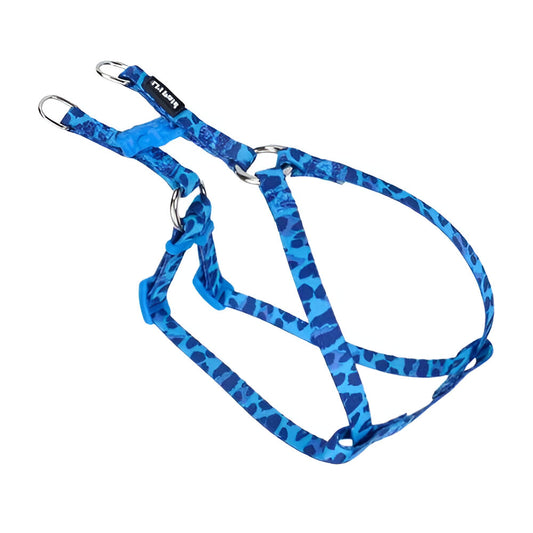 Arnes Azul Leopardo 3/8 x 08" 14"