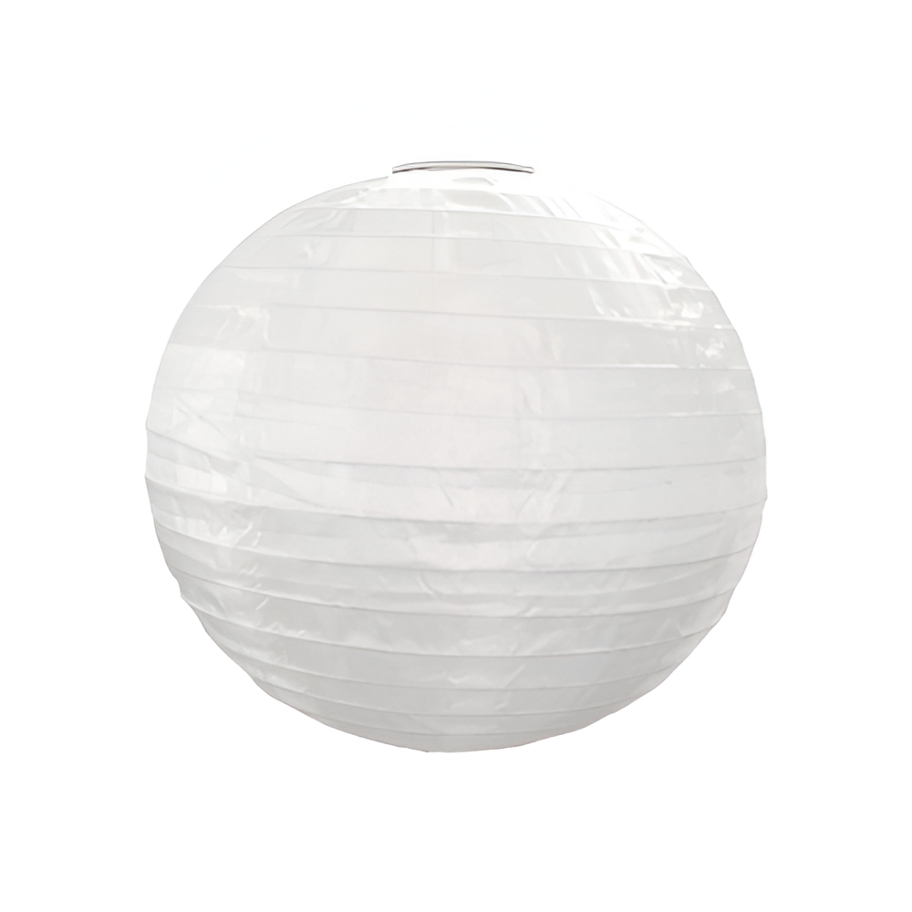 Lampara Solar Blanca con Led Blanco