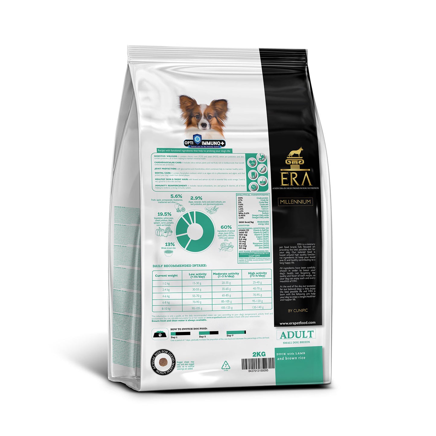 Alimento Seco para Perros Era Adulto Raza Pequeña Pato y Cordero