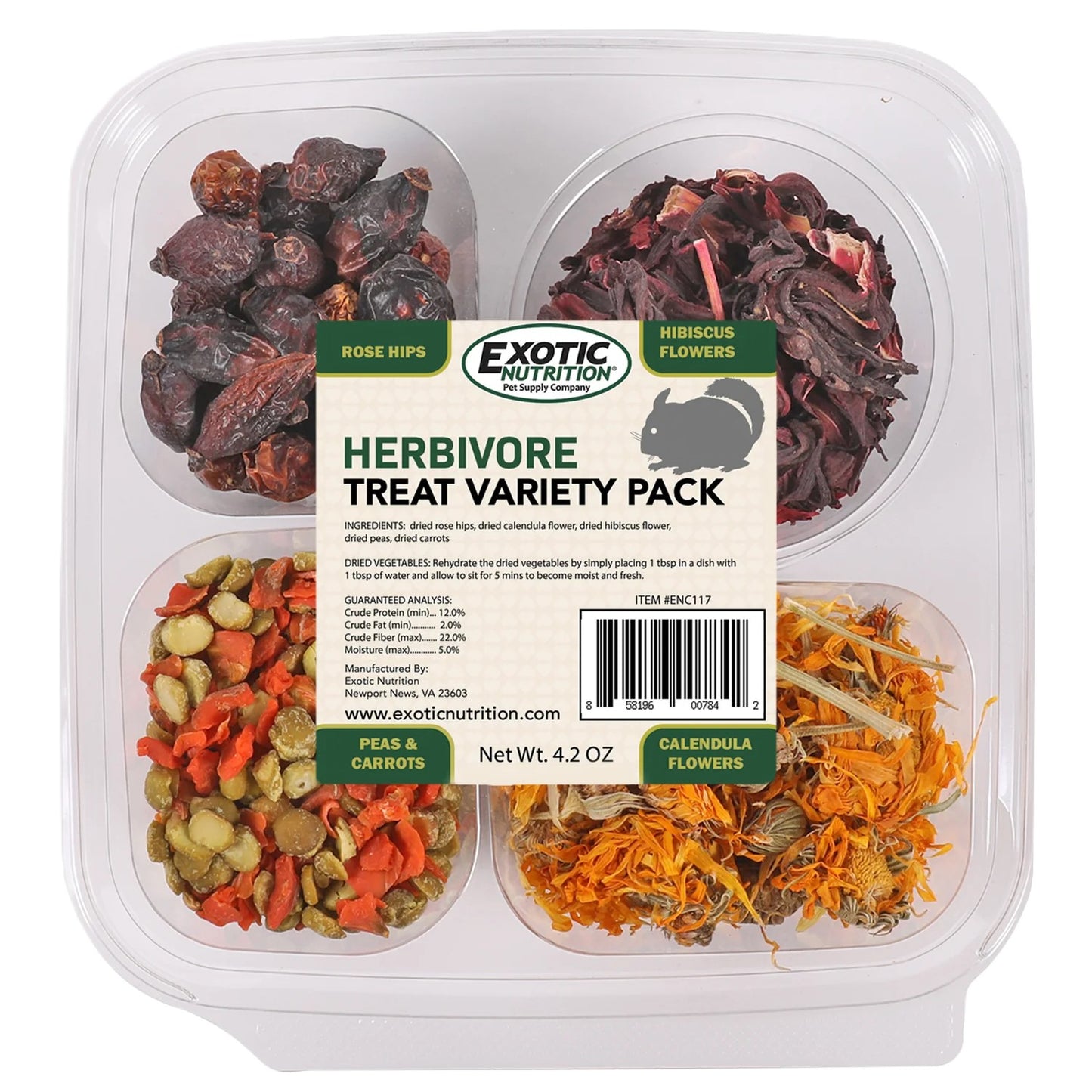 Exotic Nutrition Snack Variado Para Roedores
