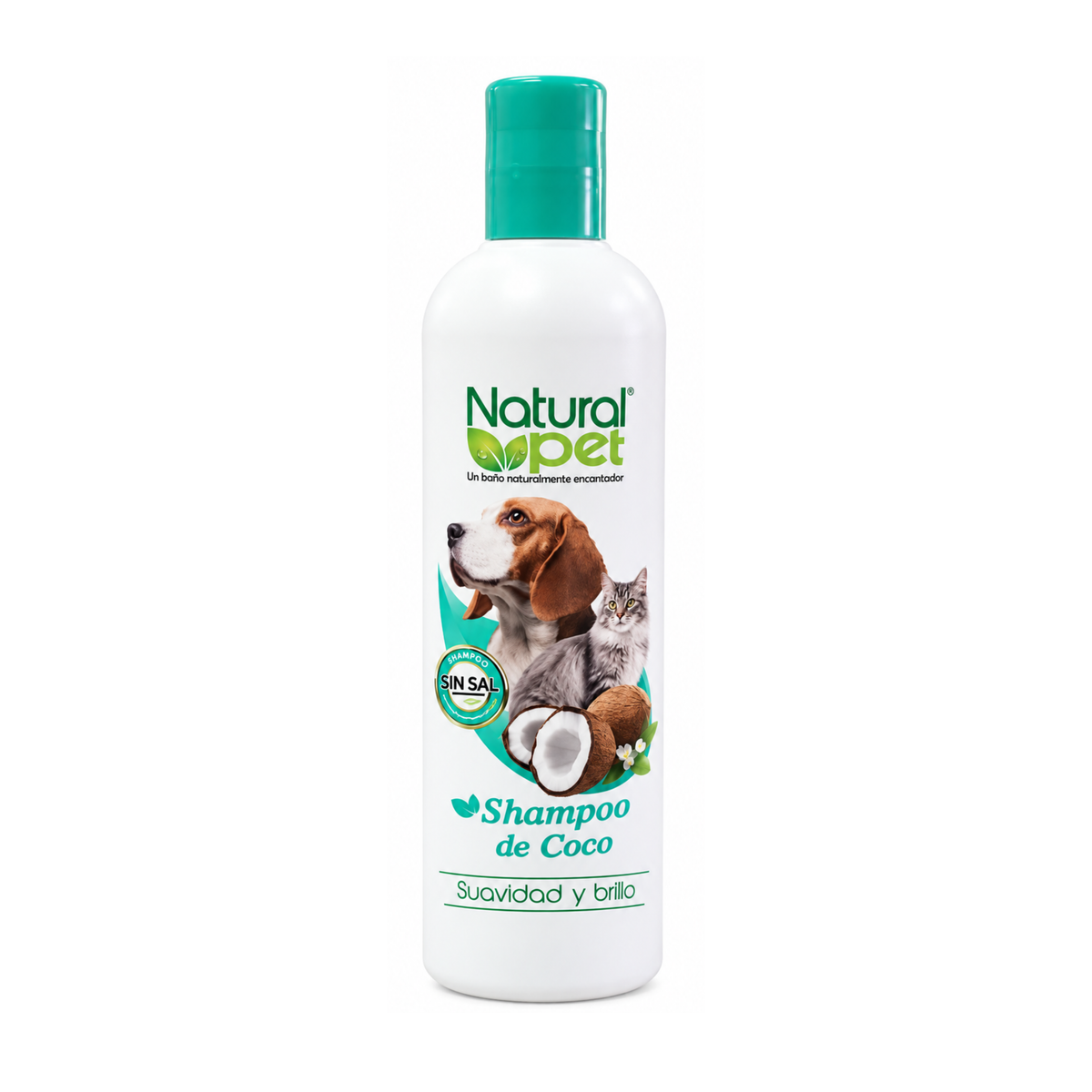 Shampoo Para Mascotas Natural Pet Coco 16 Onzas