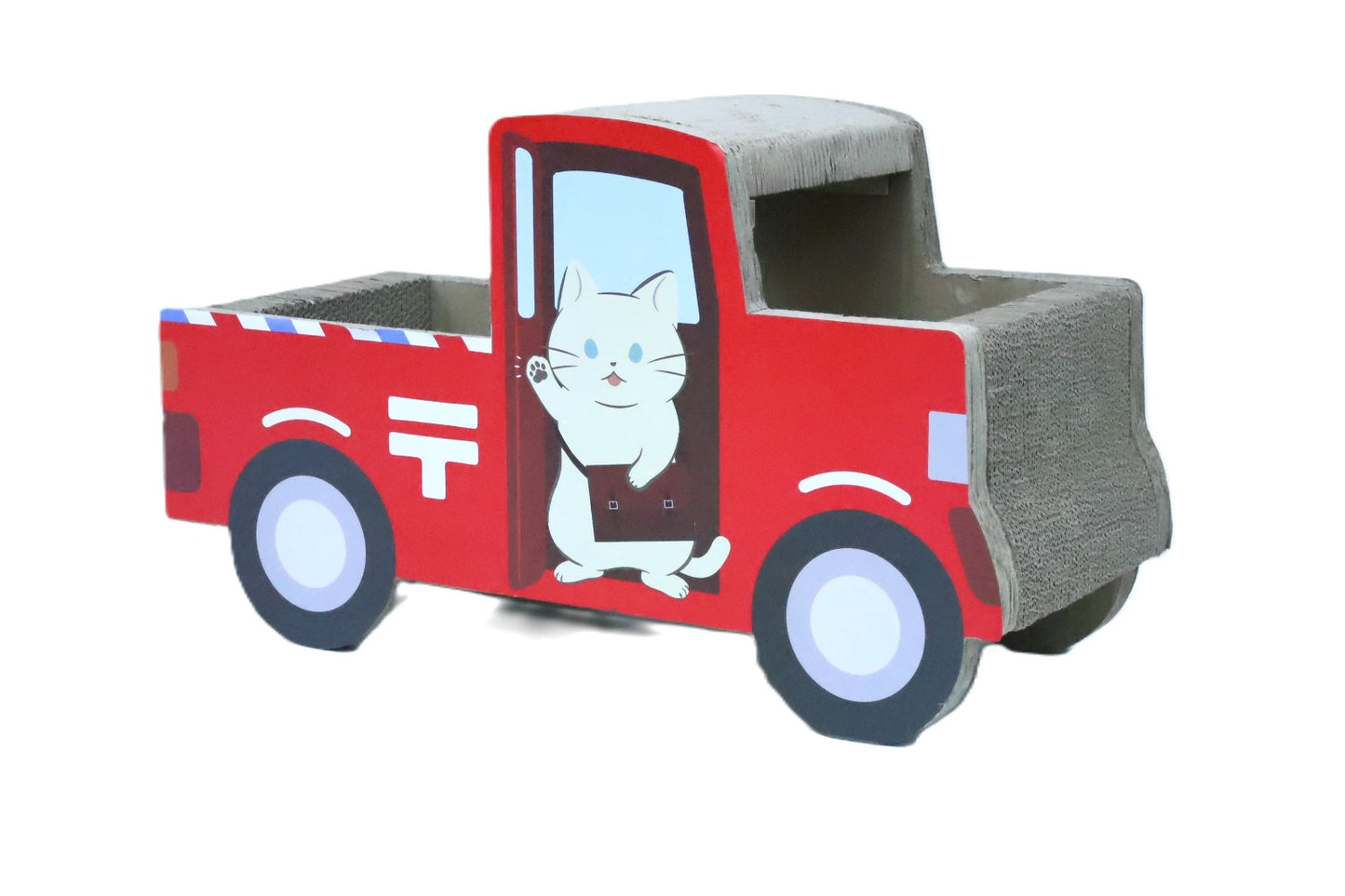 Cartón Rascador Truck Rojo