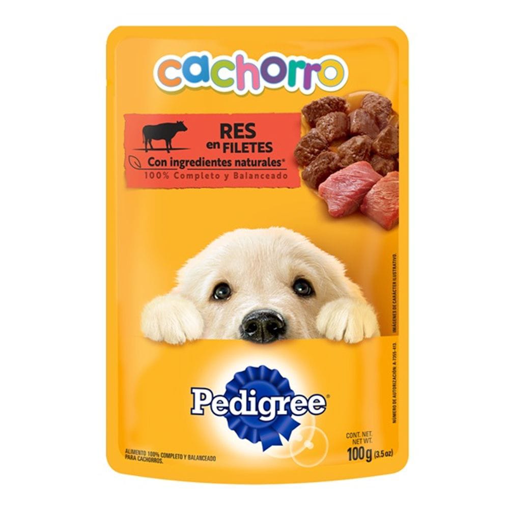 Pedigree Pouch Res Cachorro 100GR